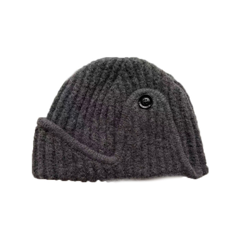 Flewera Women's Ribbed Knit Beanie Hat – Round Top, No Brim, 7.5 Inch