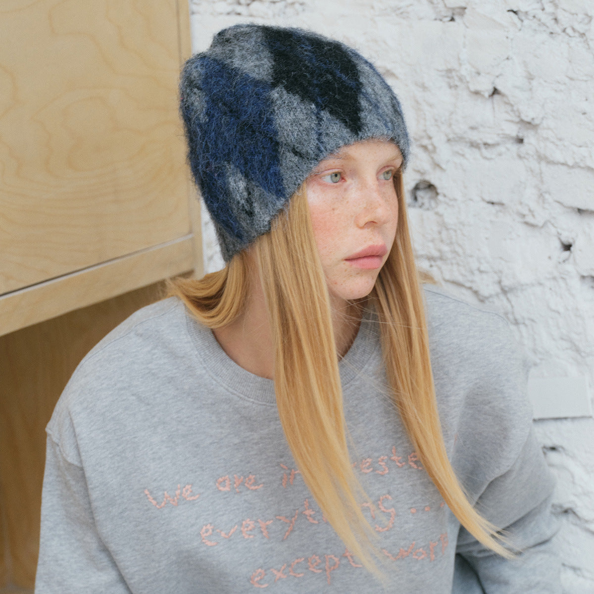 Flewera Women's Fuzzy Knit Beanie Hat – Round Top, No Brim, 8.3 Inch