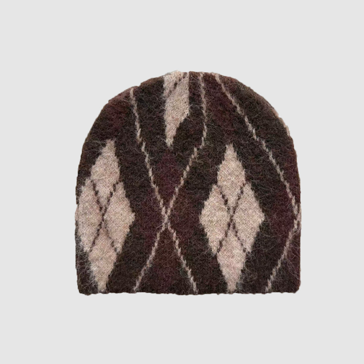 Flewera Women's Fuzzy Knit Beanie Hat – Round Top, No Brim, 8.3 Inch