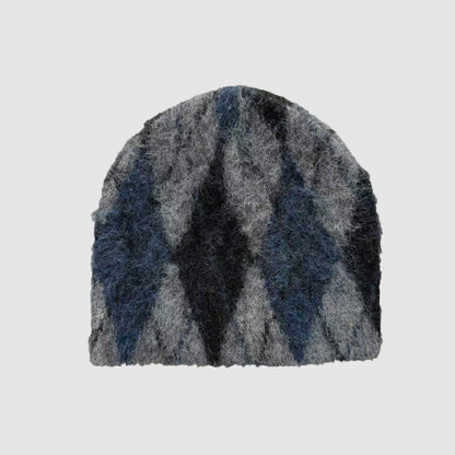 Flewera Women's Fuzzy Knit Beanie Hat – Round Top, No Brim, 8.3 Inch